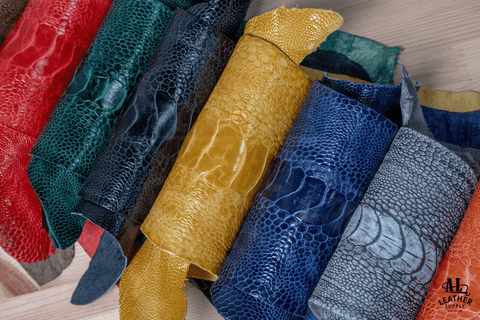 Ostrich Legs Leather, AL Leather - Ostrich Legs